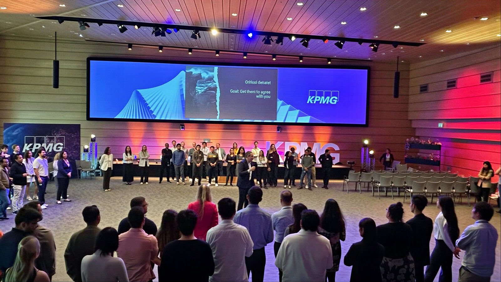 Leadership development session at KPMG